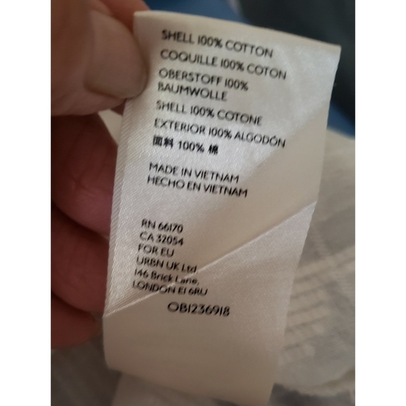 Anthropologie Top The Theresa Lace S PILCRO White Button Down Chic Hi-Low Shirt - Picture 14 of 16